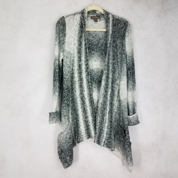 Tommy Bahama Size S Open Front Asymmetrical Cardigan Sweater - Picture 1 of 10